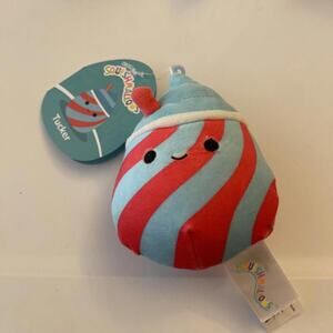 Tucker the Slushie Squishmallow Clip 3.5” NWT